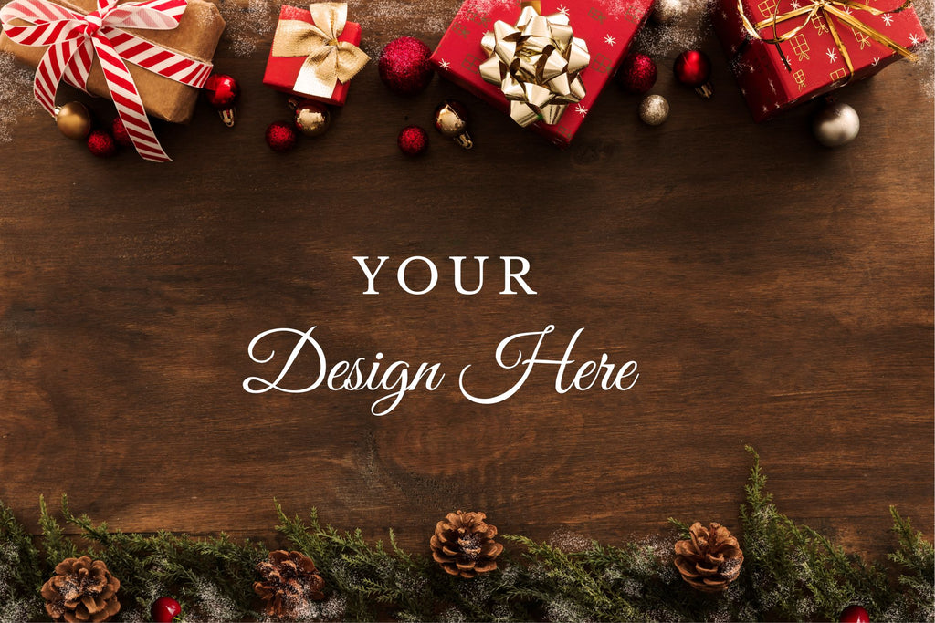 Christmas Digital Background Bundle | Customizable Design | Winter Holidays Backdrops | Layout Download