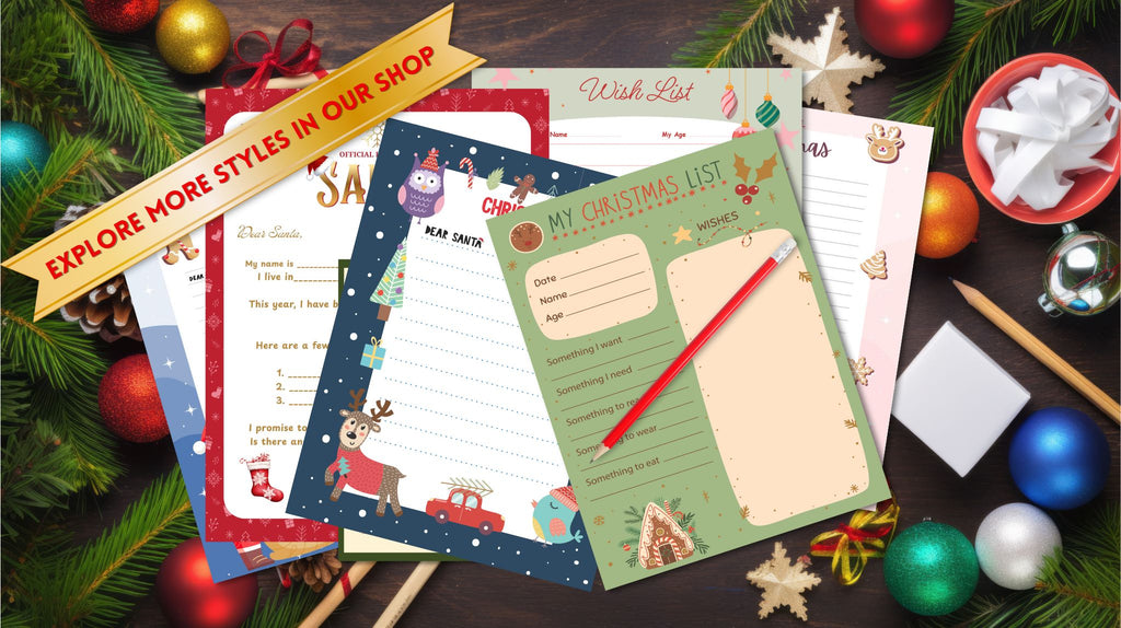 Christmas Wishlist Bundle | Printable for Kids | Winter Holidays Activity | 2 Pack