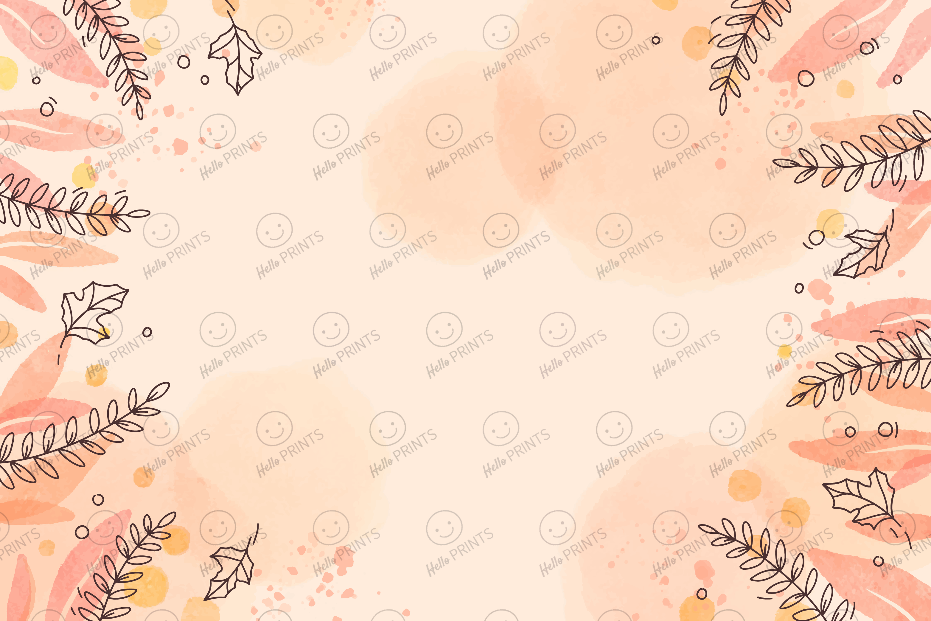 Thanksgiving Digital Background | Customizable Design | Aesthetic Autumn Fall Backdrop | Digital Layout Download