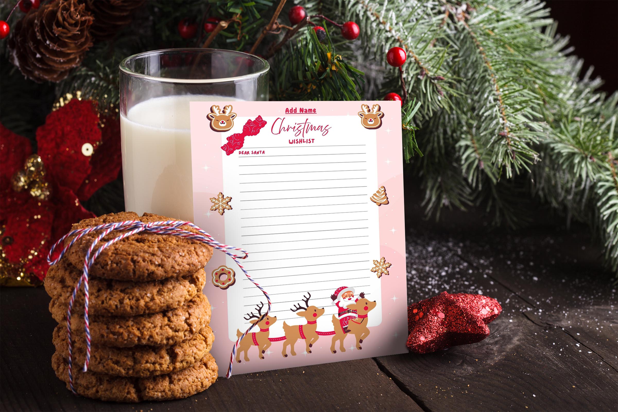 Christmas Wishlist Bundle | Printable for Kids | Winter Holidays Activity | 2 Pack