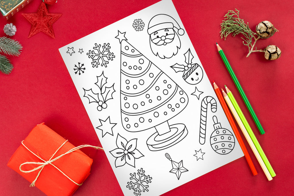 Christmas Digital Coloring Book | Printable for Kids | Winter Holidays Activity | Children's Arts