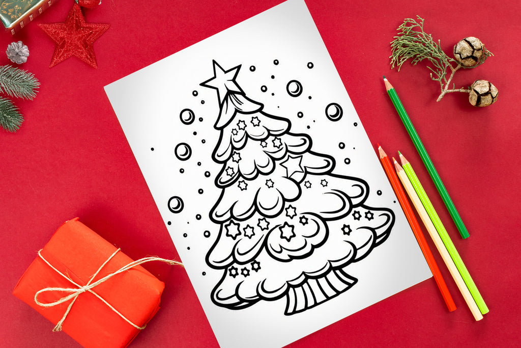 Christmas Digital Coloring Book | Printable for Kids | Winter Holidays Activity | Children's Arts