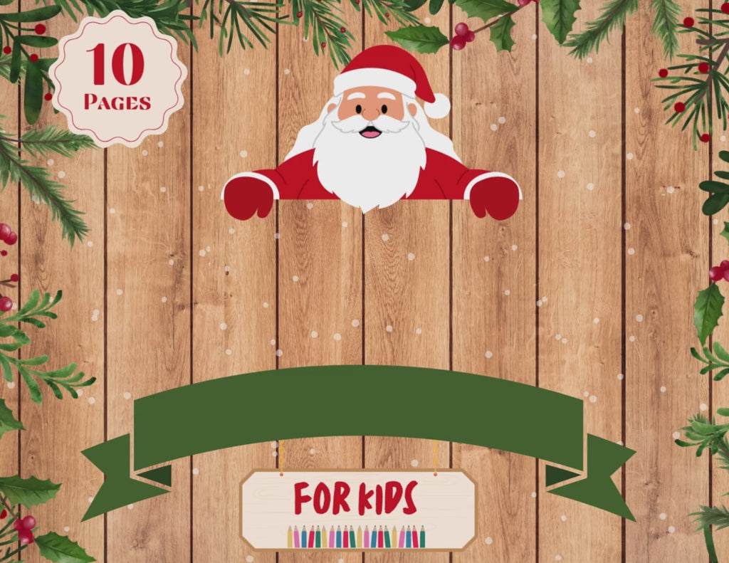 Christmas Math Worksheets for Kids | Addition and Subtraction Problems + Word Puzzle | Educational Activity Pack | Printable Activity Pack